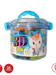 বক্স ক্লে (বড়, ২৬টি কালার ক্লে সেট)