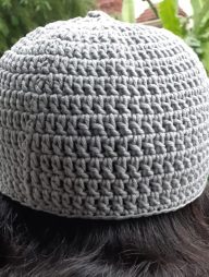 হাতেবোনা টুপি (Ash)