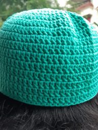 হাতেবোনা টুপি (Pastel Green)