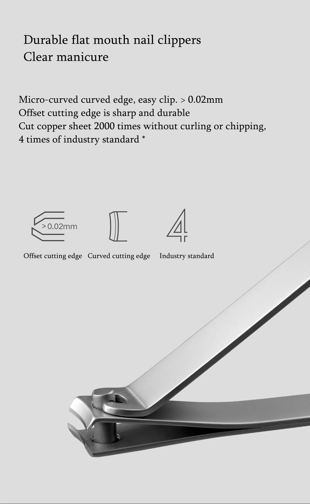 Xiaomi Mijia 5Pcs Manicure Pedicure Nail Clipper Set | Wafilife