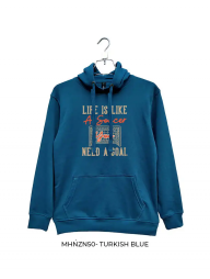 Hoodie : MHNZN50 Life is like a soccer