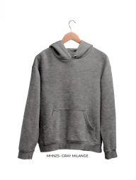 Hoodie : Gray Milange