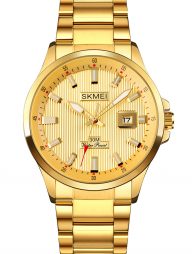 Skmei Men’s Quartz Stainless Steel Watch 1654GL