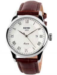 Skmei Men’s Quartz Leather Belt Watch 9058BR