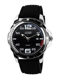 Skmei Men’s Quartz Silicon Belt Watch 0992BL