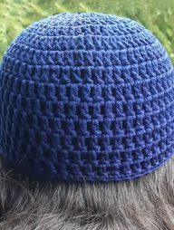 হাতেবোনা টুপি (Blue)