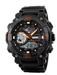 Skmei Men’s Analog Digital Silicon Belt Watch 1228OR
