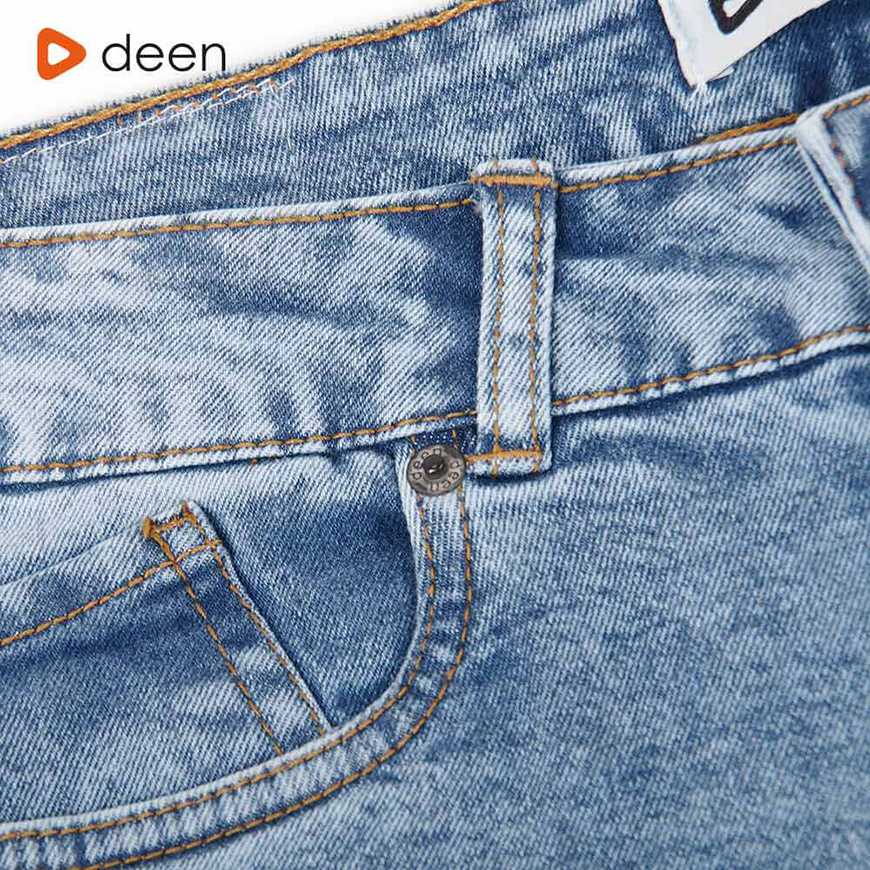Acid Washed Blue Jeans Slim Fit DCMJ95248 Wafilife