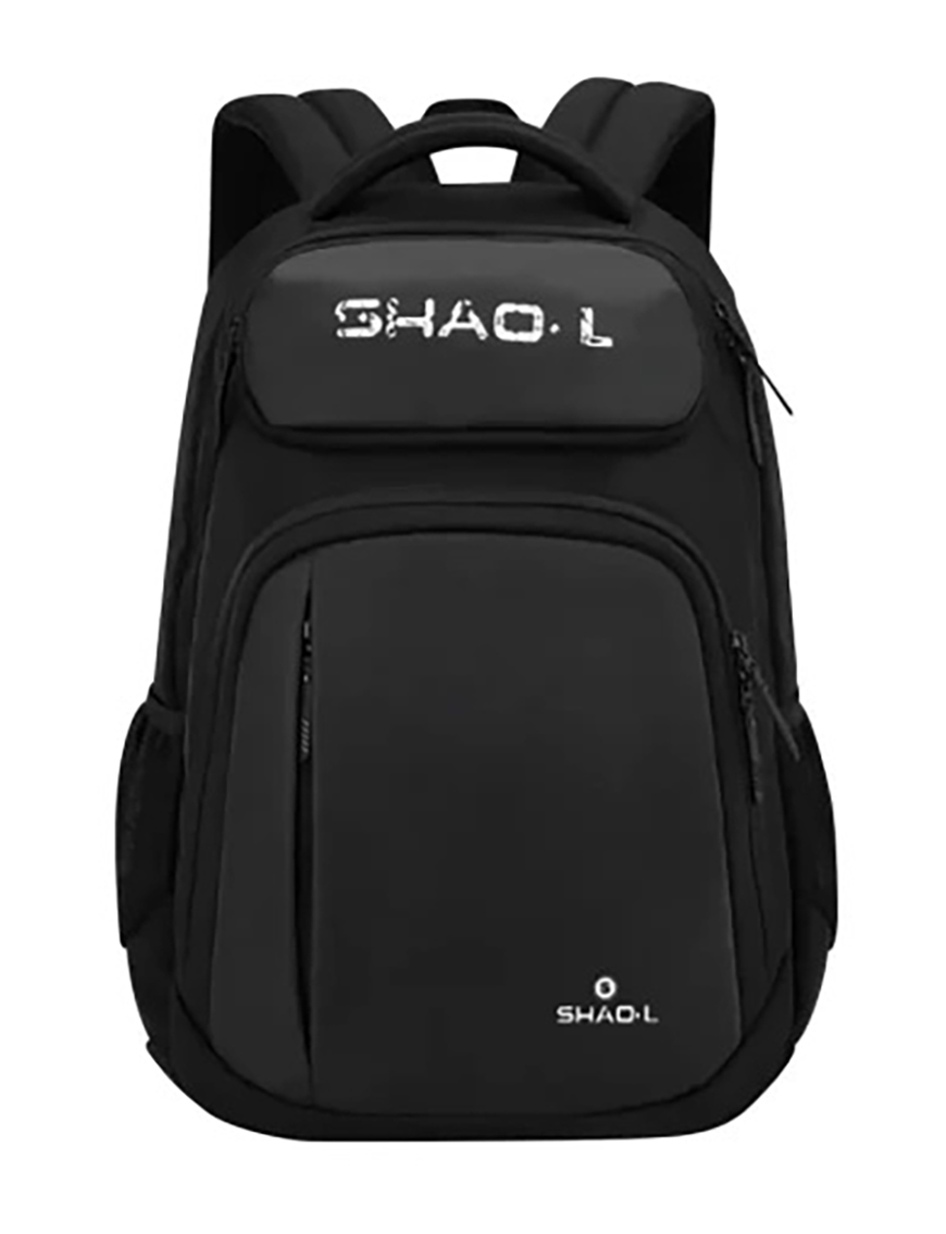 Shaolong SL6001 Large Capacity School Backpack (Black) Wafilife