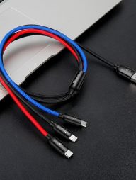 Cable Baseus Three Primary 3 in 1(120cm)
