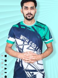 Mens Premium Sports T-shirt With God I can