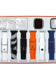 Y80 Ultra Smart Watch Apple Clone With 8+1 Straps (Silver watch)