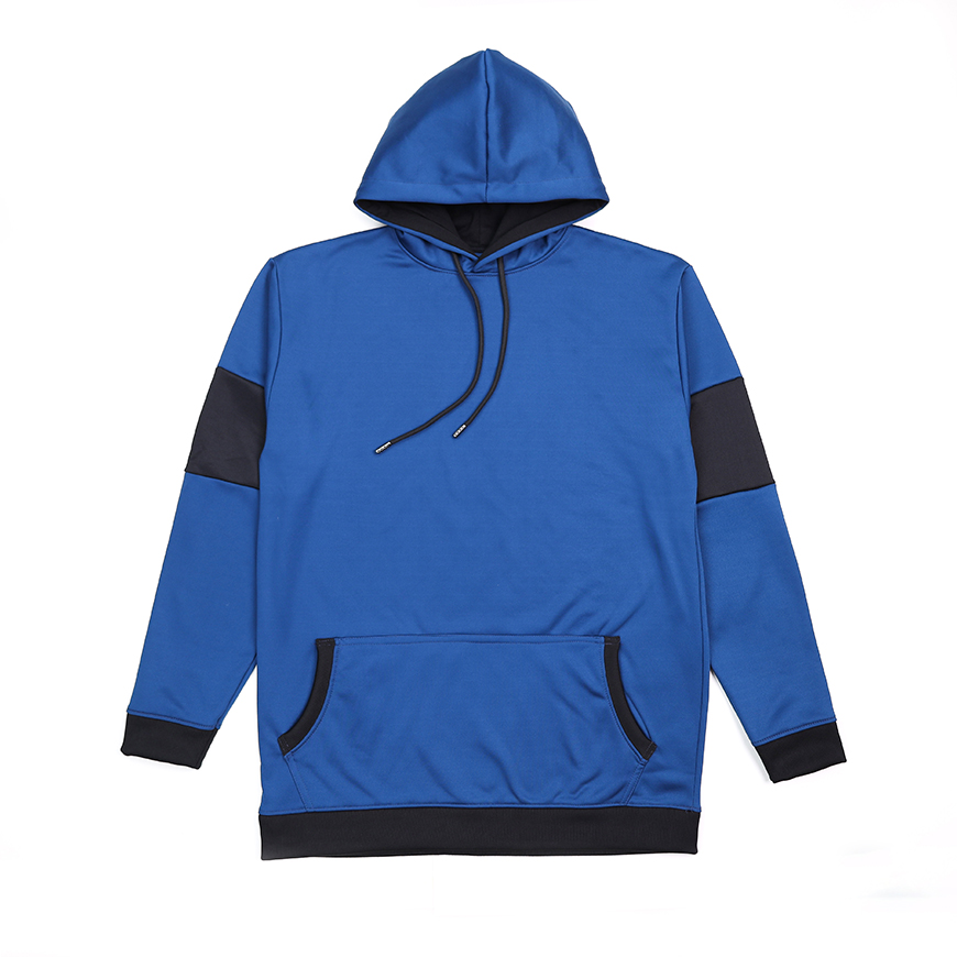 Hoodie : China Contrast Hoodie – Blue Radiant