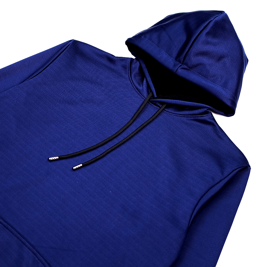 Hoodie : China Contrast Hoodie – Navy Blue Radiant