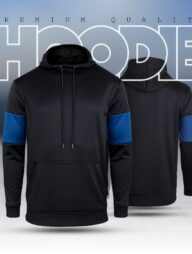 Hoodie : China Contrast Hoodie - Black Radiant