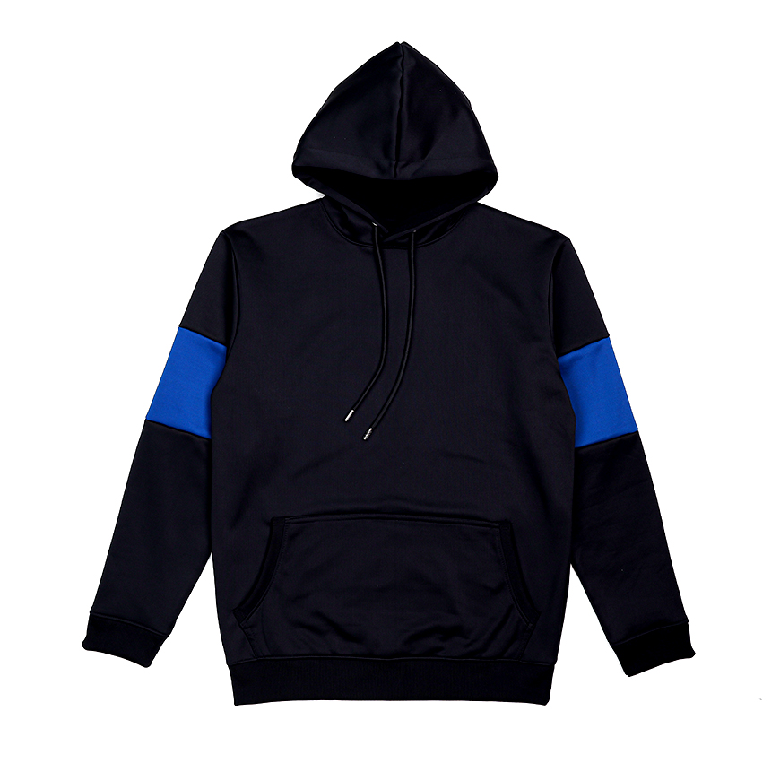 Hoodie : China Contrast Hoodie – Black Radiant