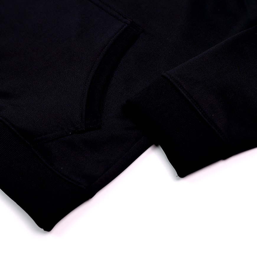 Hoodie : China Contrast Hoodie – Black Radiant