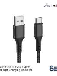 Wiwu F12 USB to Type C 45W Super Fast  Charging Cable