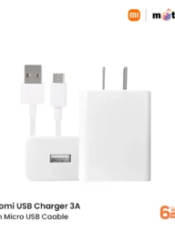 Xiaomi 3A Charger With  Micro USB Cable