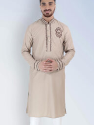 Platinum Panjabi Cream colour