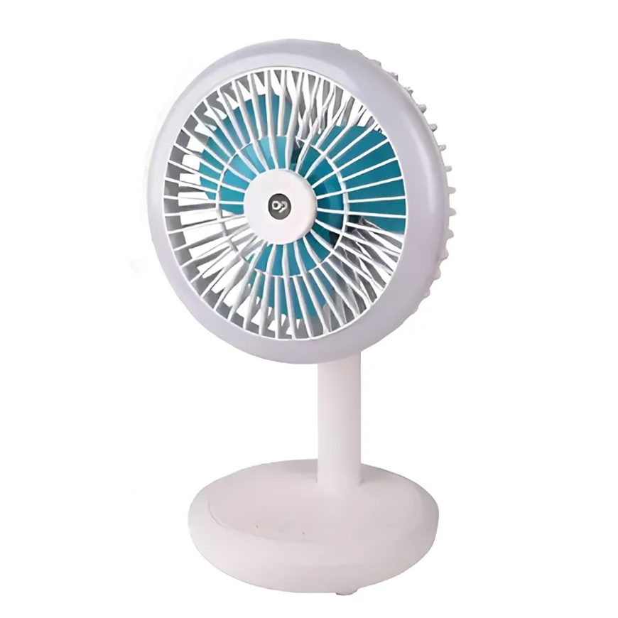 Rechargeable Portable Fan With Lamp