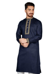 Embroidary Panjabi Navy Blue