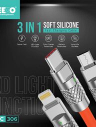 3 in 1 Super Fast Charging Cable DC-306