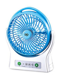 Duration Power DP 7605 Rechargeable Table Fan With LED Light