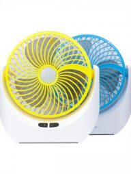 JY Super lithium rechargeable mini table fan with LED light - JY-1880