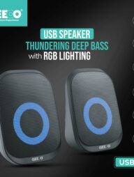 GEEOO USB-2 Speaker: Deep Bass| Top Computer Sound Box