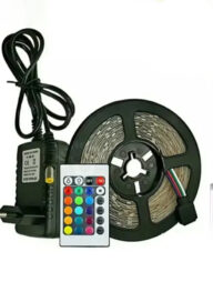 RGB Remote Control LED Strip Light (16 Feet)