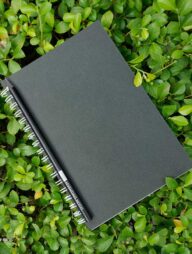 Executive Series Black Spiral Notebook with Pencil