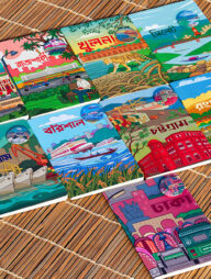 Dhaka, Chattogram Notebook(Heritage &amp; Ocean), Sylhet, Barisal, Khulna, Rajshahi, Mymensingh, &amp; Rangpur Notebook with Badge (SN202008122, SN202103127, SN202103128, SN202108148, SN202205175, SN202205176, SN202205177, SN202205178, SN202206181) 9-Pack