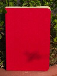 Yellowish Page Hand Made Red Cover Notebook