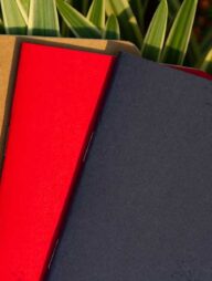Pocket Book Blue, Kraft &amp; Red Notebook 3-Pack