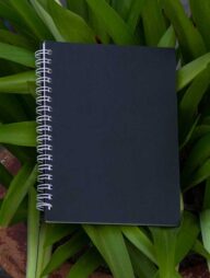 Executive Series Black Spiral Large Notebook