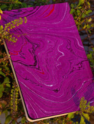 Texture Notebook (Jute Handmade Board Cover) (Violet)