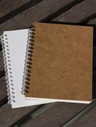 Executive Series Kraft &amp; White Cover Spiral Notebook 2-Pack