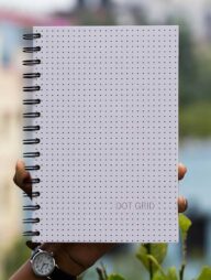 Designer Series Spiral Dot-Grid Notebook