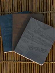 News Cover Series Workbook Brown, Grey &amp; Silver Notebook (SN20201126) 3-Pack