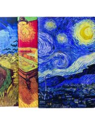 Van Gogh Series Starry Night, Night Café &amp; Wheatfield with Crows Notebook 3-Pack (SN201903104, SN201903105 &amp; SN201909119)