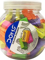 Doms Non-Toxic Dust Free Colored Erasers