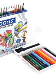 Doms Colour Pencils Long 12 Shades-Small Size