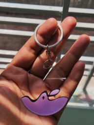 Acrylic Keyring Calligraphy Style