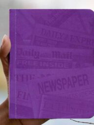 News Cover Purple Workbook Notebook (SN20201126)