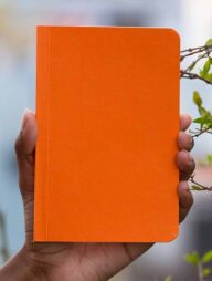 Pocket Book Orange Notebook