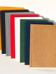 Pocket Book Black, Blue, Grey, Kraft, Green, Orange, Red and White Notebook 8-Pack