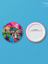Shopno Jabe Bari Button Pin Badge - 10 Pcs