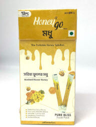 HoneyGo 96gm Mustard Flower Honey (12 Strips) HG96M
