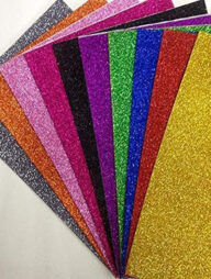 Glitter Foam Sheet 10pc Multicolour Set (Small)